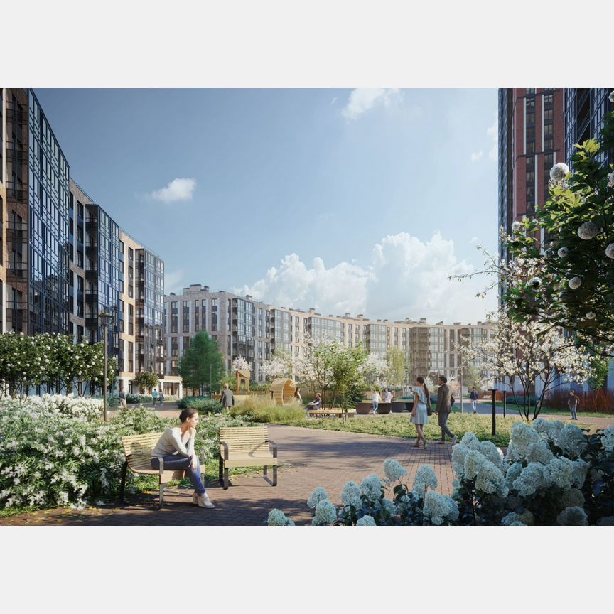 2-к. квартира, 59,4 м², 1/7 эт.