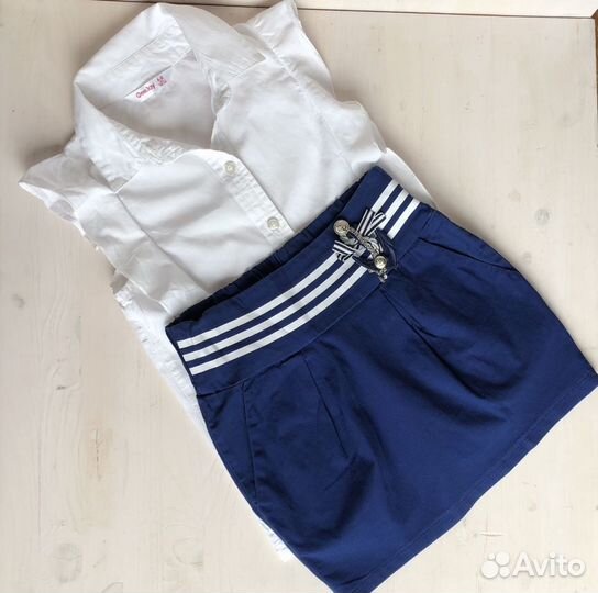 Юбка и блузка 122-128р