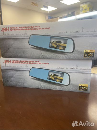 Регистратор зеркало 2 камеры помощь парковки ISA