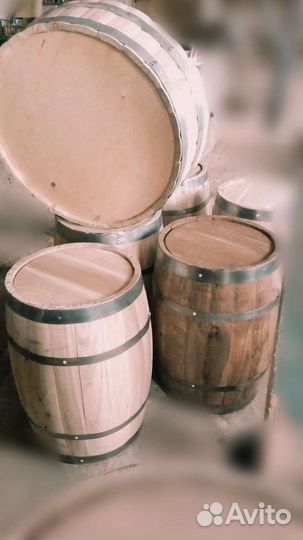 Бочка деревянная