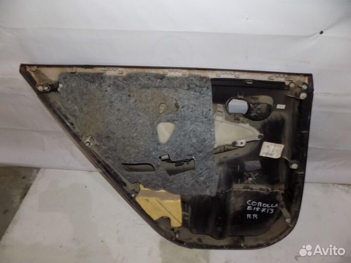 Обшивка двери задней правой Corolla E15 2006-2013