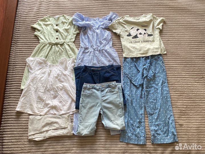 Пакет вещей на девочку 6-8 лет H&M, GJ