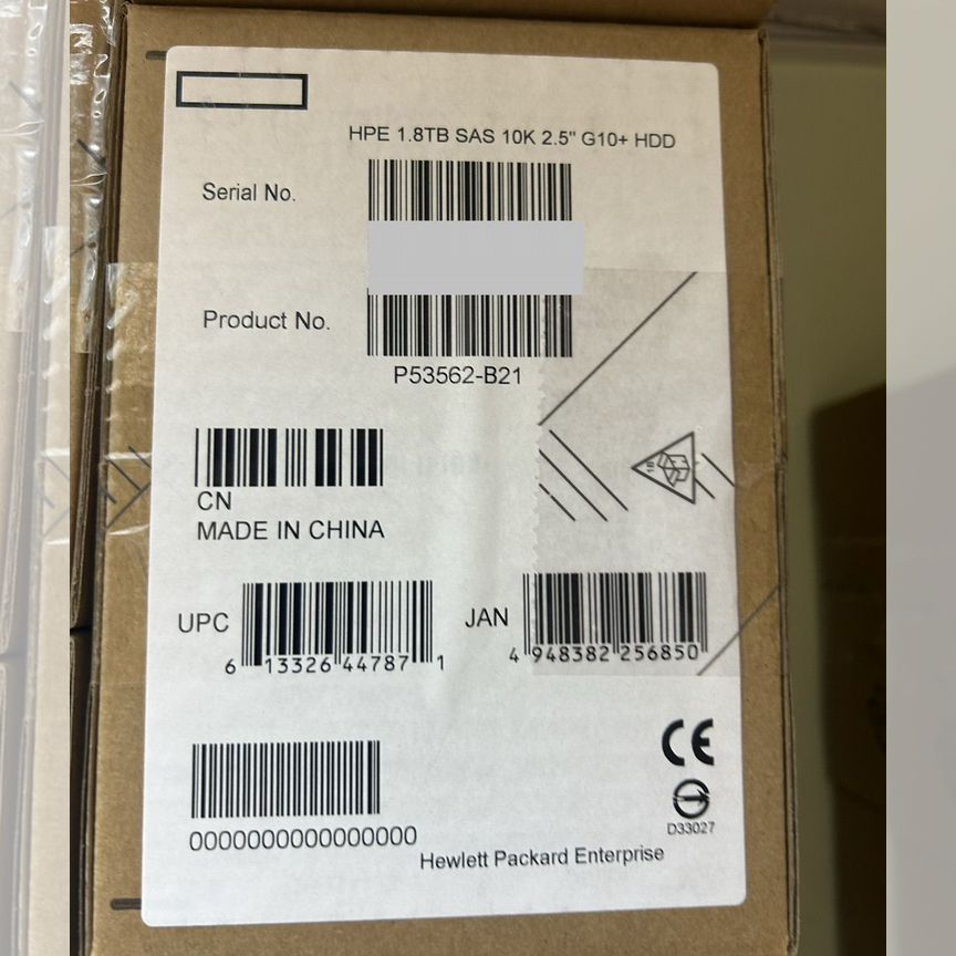 [P53562-B21] Жесткий Диск Hp 1.8tb 2.5 G10+ P53562-B21