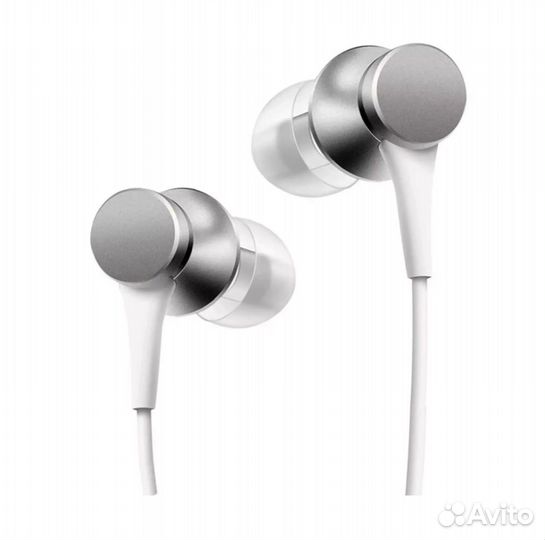 Наушники Xiaomi Mi In-Ear Headphone Basic Silver