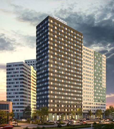 3-к. квартира, 63,5 м², 2/23 эт.