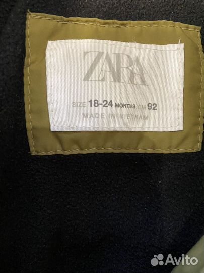 Куртка детская zara 92
