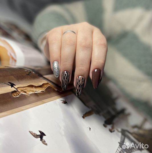 Наращивание ногтей, гель-лак