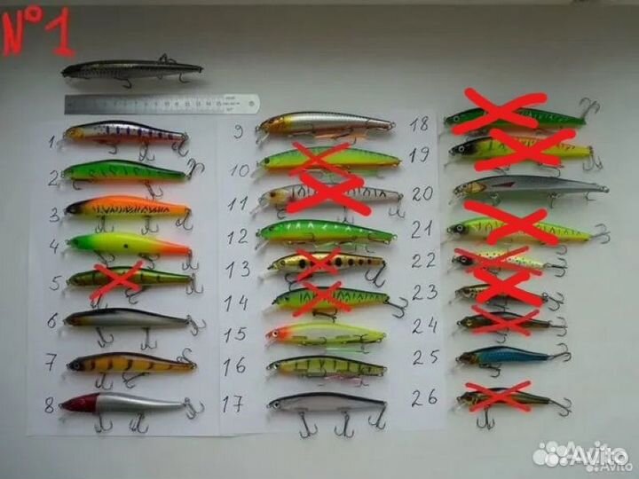 Воблеры, блёсны