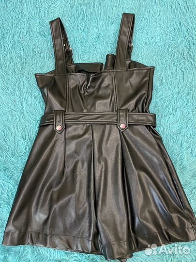 Комбинезон женский кожаный