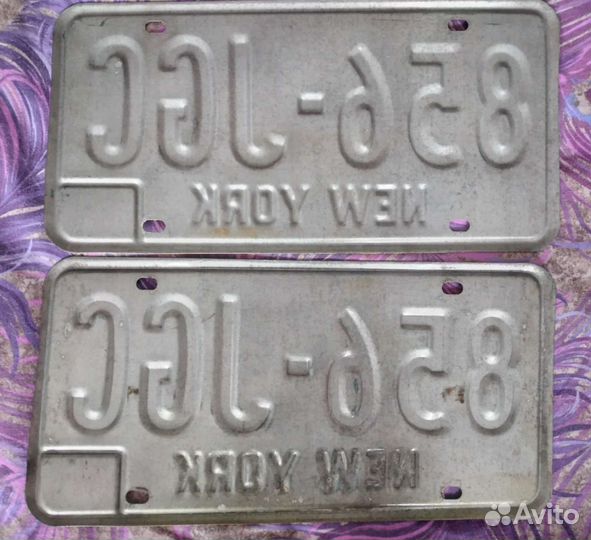Номерные знаки сша.Оригиналн