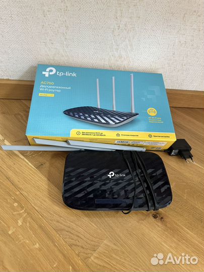Двухдиапахонный wi-fi роутер tp-link AC750