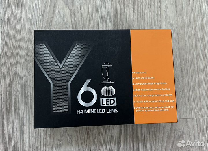 Светодиодные Led лампы с линзой h4