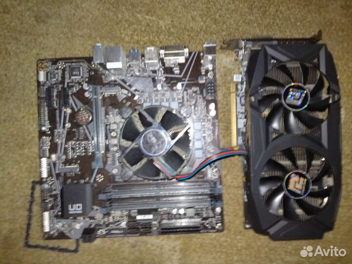 Процессор, материнская плата и видеокарта