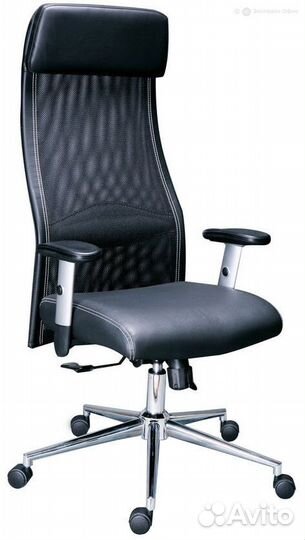 Кресло для руководителя мг-18 RSJ хром (паук) плюс