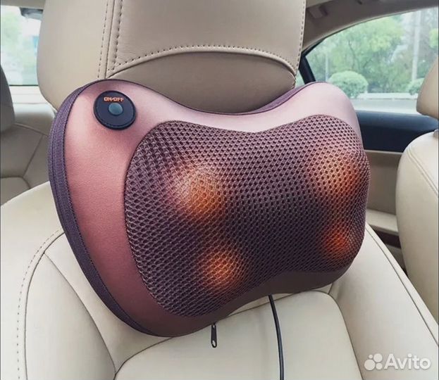 Массажная подушка с ик-подогревом новая