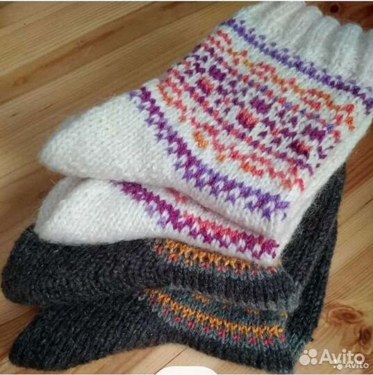 Носки пуховые/ шерстяные