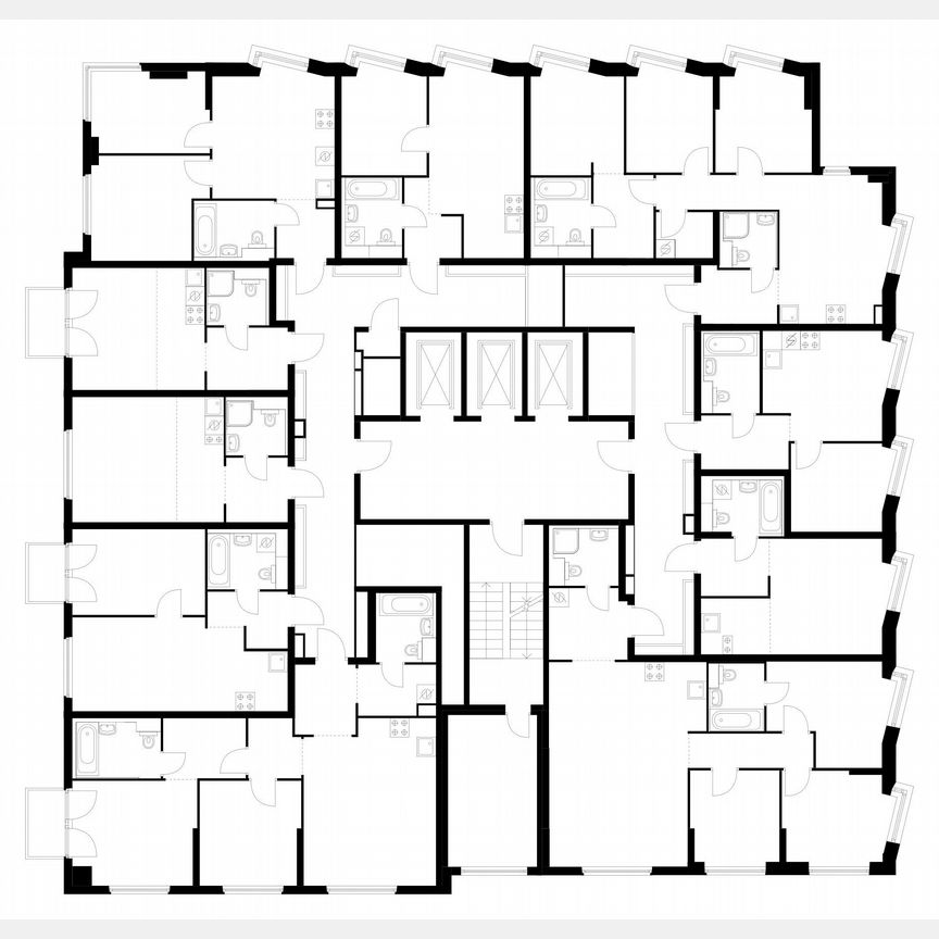 1-к. квартира, 39,1 м², 12/12 эт.