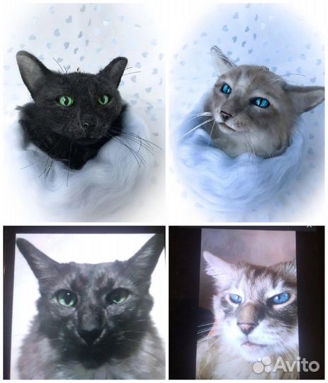 Авторские броши и подвески по фото ваших питомцев