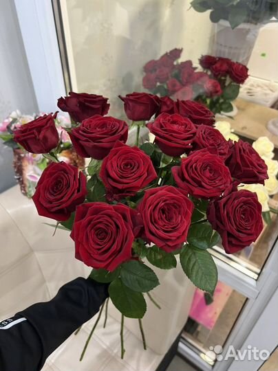 15 роз, 21 роза, 51 роза, 101, 151 роза, букет роз