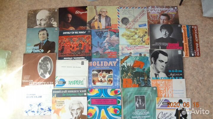 Советские песни, романсы на пластинках