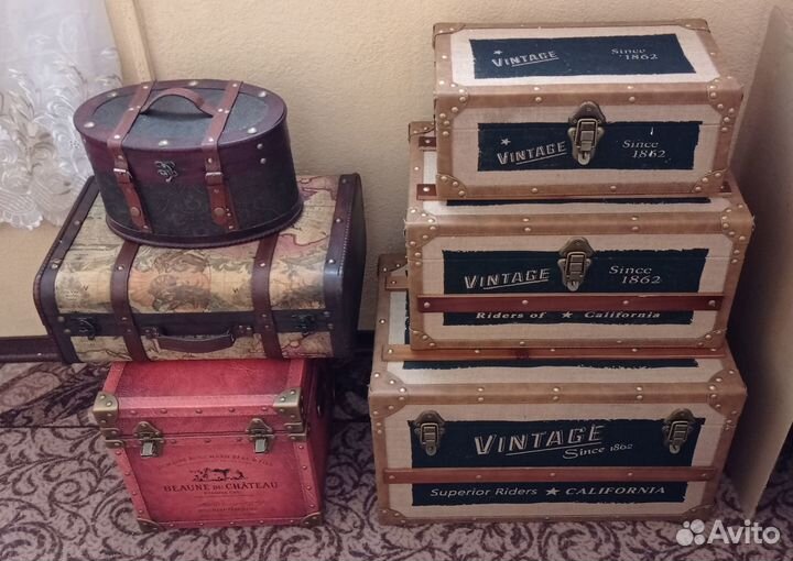 Сундук деревянный Интерьерный