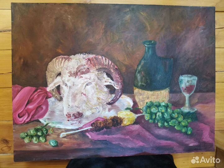 Картина маслом на холсте натюрморт