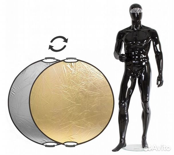 Отражатель Falcon Eyes CFR-42GS HL золото/серебро