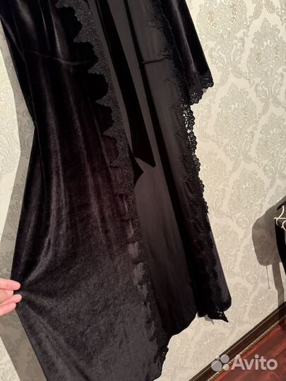 Халат велюровый женский