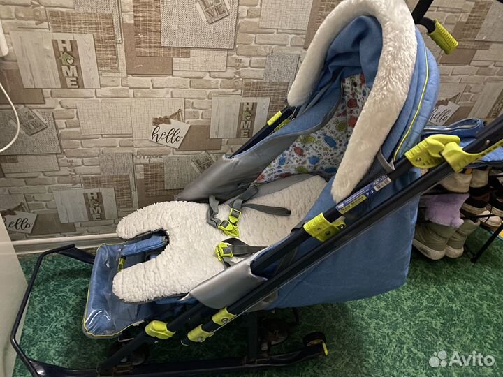 Санки коляска ника
