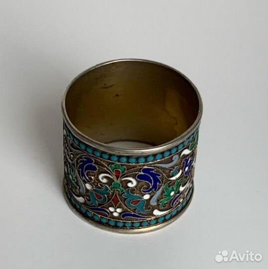 Салфетница серебро 84 пробы