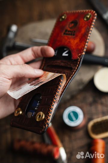 Портмоне из натуральной кожи 