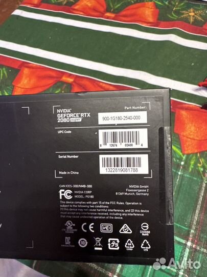 Видеокарта rtx 2080 super fe founders edition