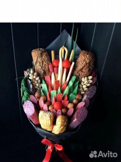 Сьедобные букеты для мужчин