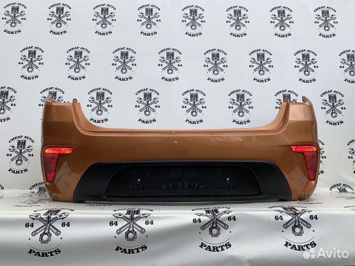 Задний бампер Kia Rio 4 Оригинал В сборе 2017-20