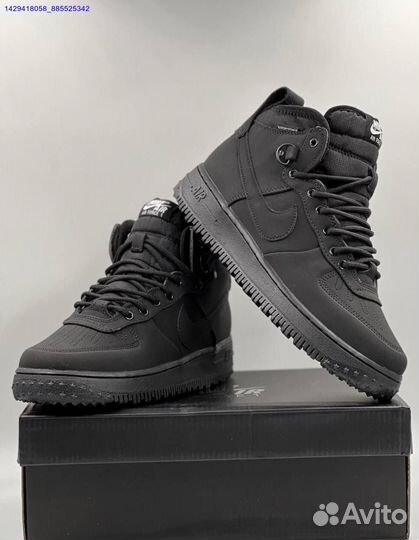 Ботинки Nike Air Force 1 Duckboot (с мехом) (Арт.57673)