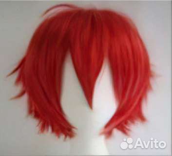 Парик красный