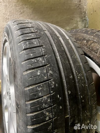 Резина michelin 205/55 zp 16 с дисками 4 шт