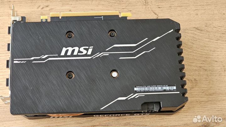 Видеокарта MSI GTX 1660 Super