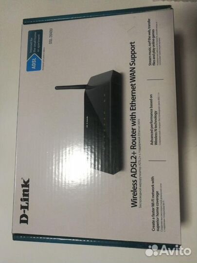 Wi-Fi-adsl2+ роутер D-link DSL-2640U