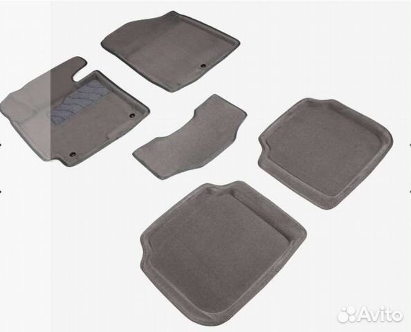 Ворсовые 3Д коврики для Hyundai Elantra 2011-2015