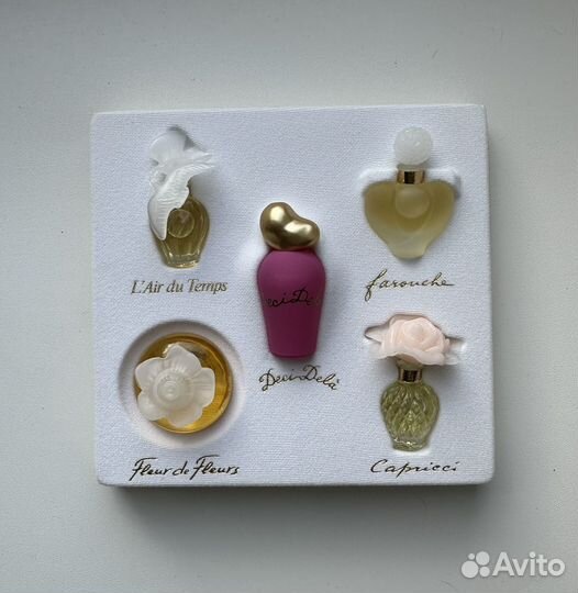 Nina Ricci набор миниатюр 5 шт винтаж