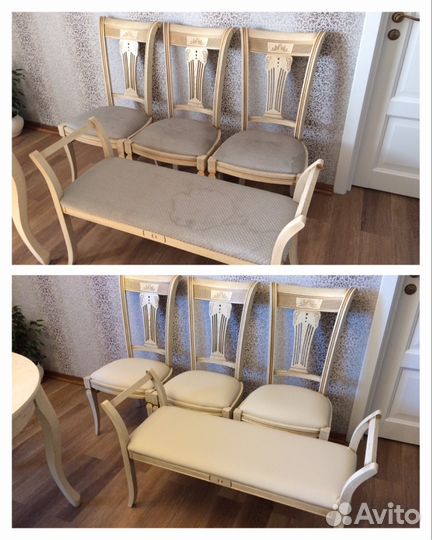 Перетяжка, ремонт мягкой мебели