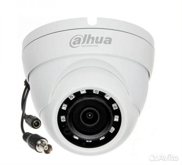 Камера видеонаблюдения купольная 2мп Dahua