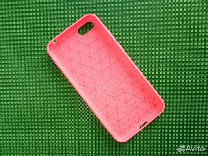 Чехол для honor 7A ярко-красный