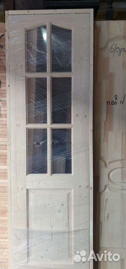 Двери филенчатые под стекло