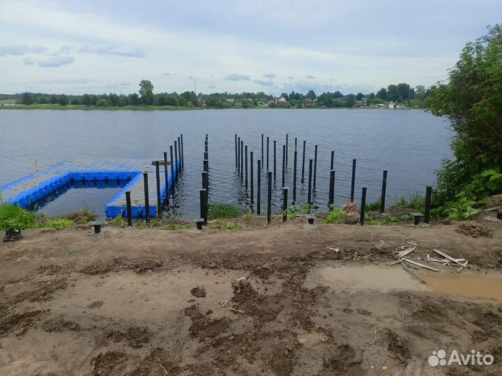 Установка винтовых свай под ключ