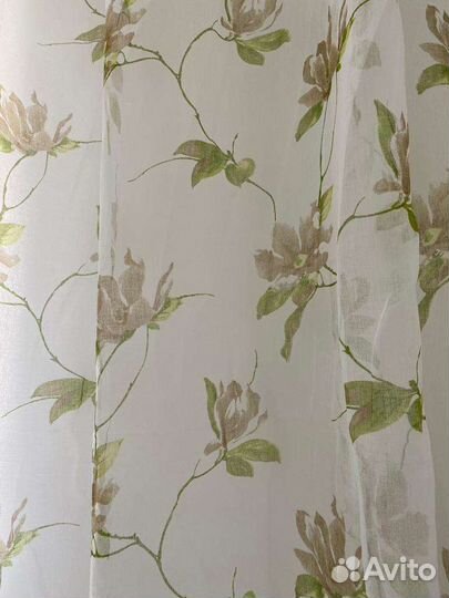 Гардины из синтетического льна