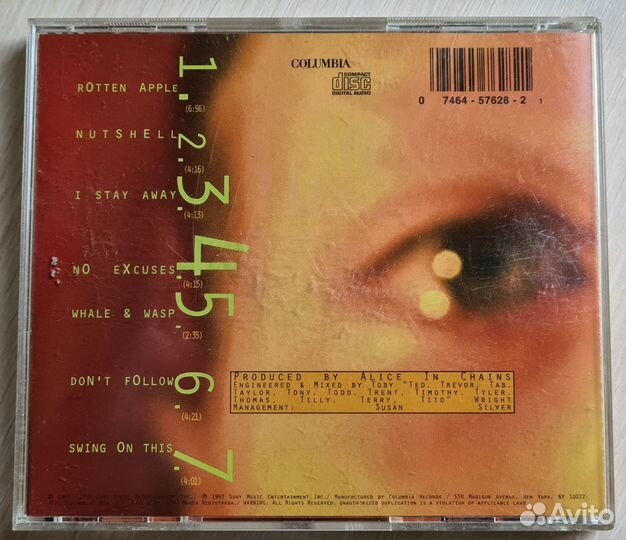 Alice In Chains – Jar Of Flies CD 1994 USA