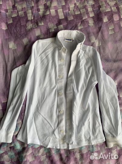 Рубашка для мальчика 122, школа, стретч winkiki