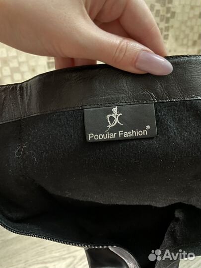 Сапоги женские натуральная кожа